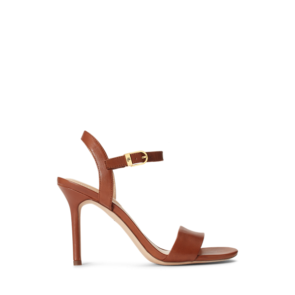 Ralph lauren tan sandals best sale