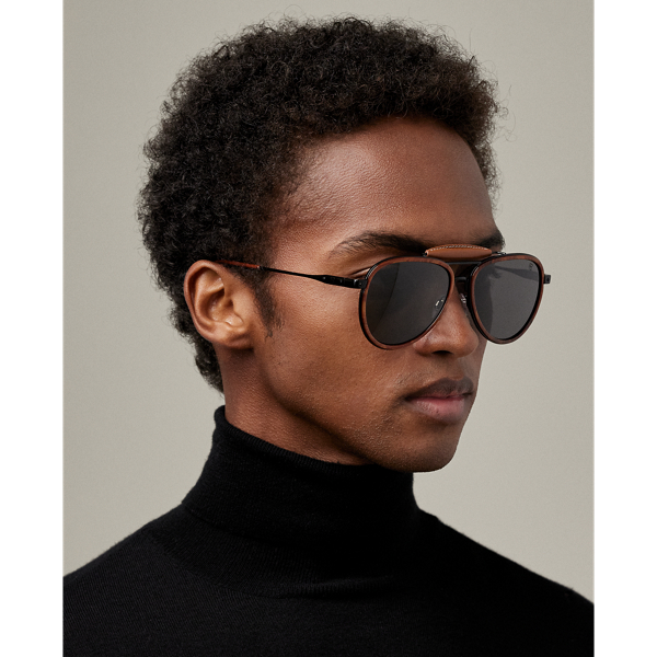 Automotive Pilot Sunglasses for Men Ralph Lauren UK