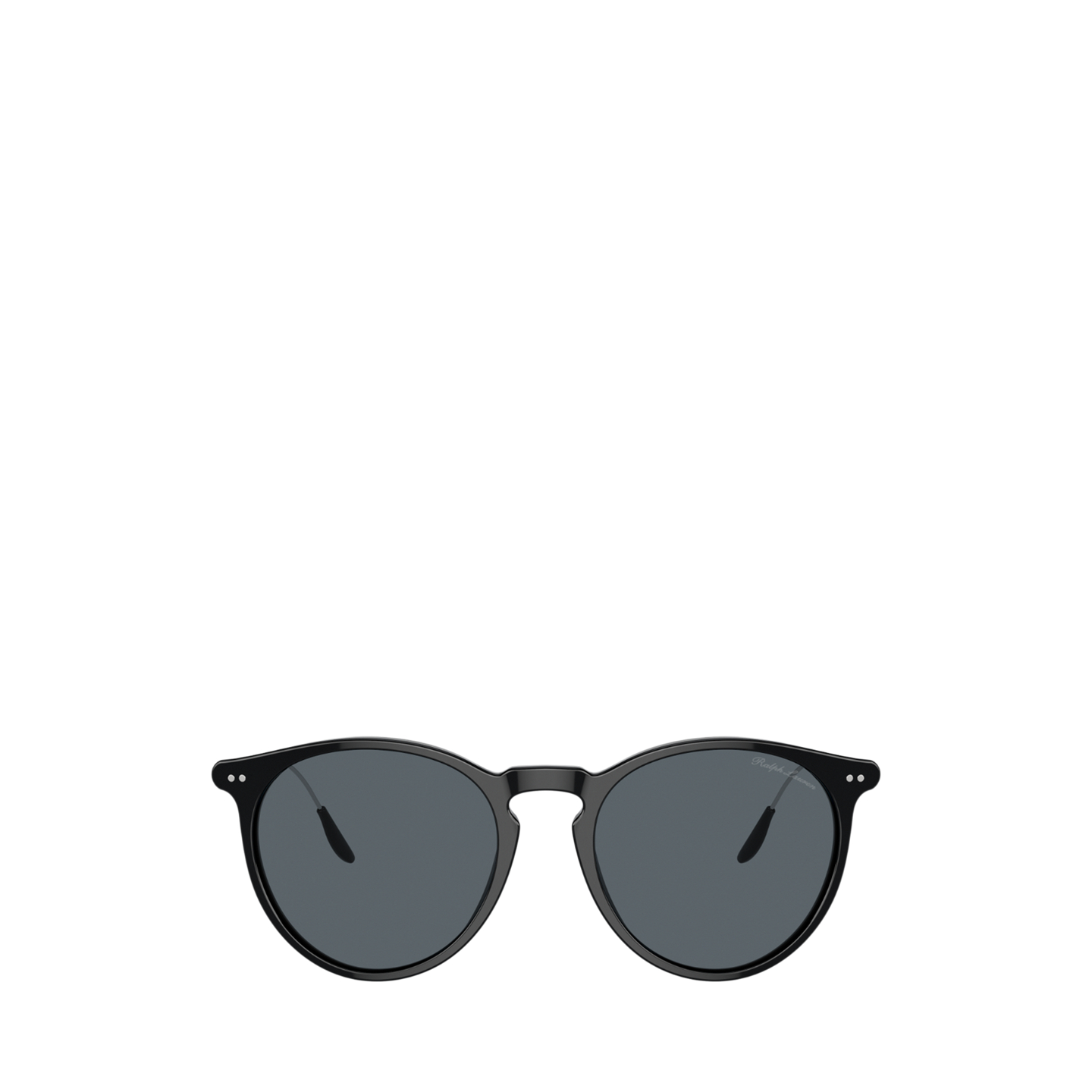 Мужские солнцезащитные очки Ralph Lauren Heritage Round Sunglasses, цвет: Чёрный — фото 1