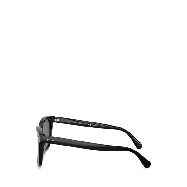 Shiny Black Heritage Pen-Pin Square Sunglasses Polo Ralph Lauren 3