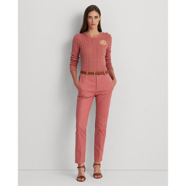 Double-Faced Stretch Cotton Pant | Ralph Lauren