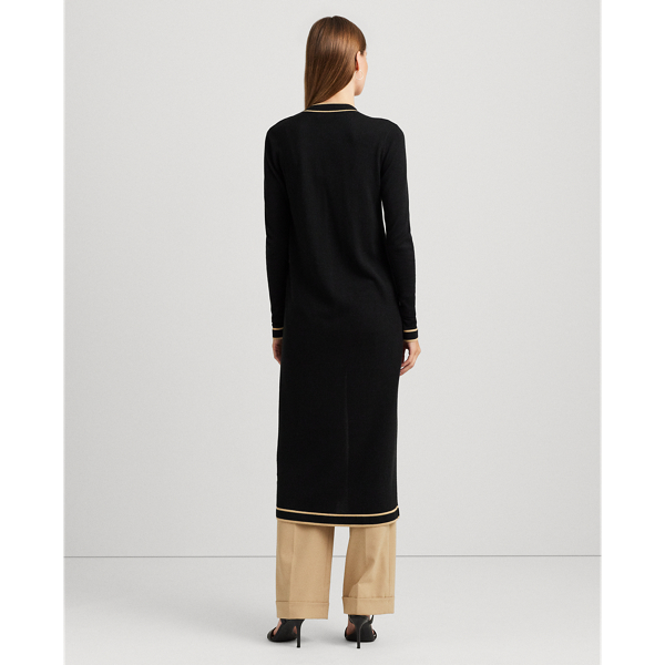 売れ筋商品|||ラルフローレン ニット&セーター アウター レディース Women's Two-Tone Cotton-Blend Cardigan Black/Birch Tan s7-AI202971355001_alternate10?