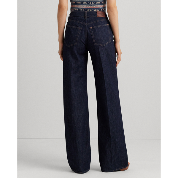 ハイライズ ワイドレッグジーンズ 大人の洗練されたデザイン ZARA - ZARA ハイライズ ワイド レッグ デニムパンツ ジーンズ
