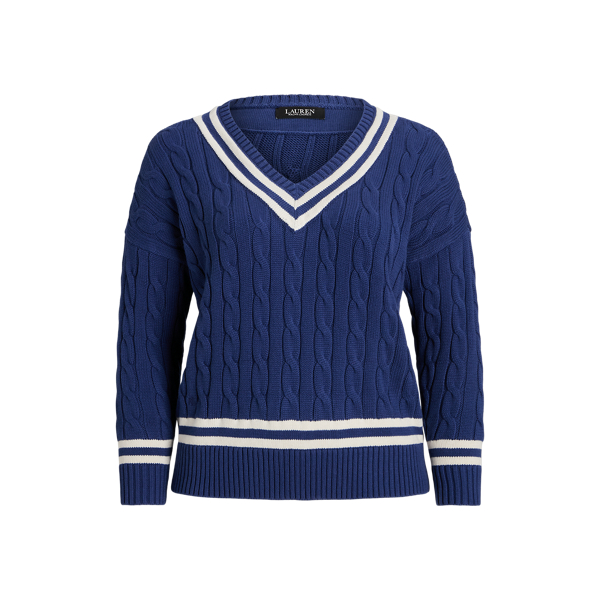 Cable-Knit Cricket Sweater Lauren Woman 1