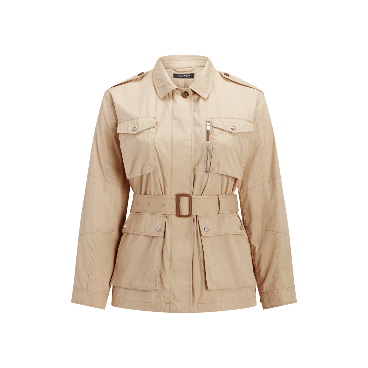 Beige field jacket best sale