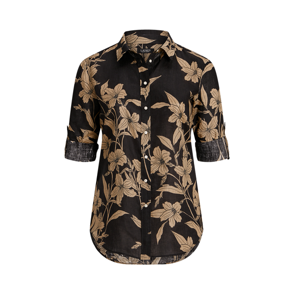 Leinenbluse mit Blumenmuster Lauren Woman in 1