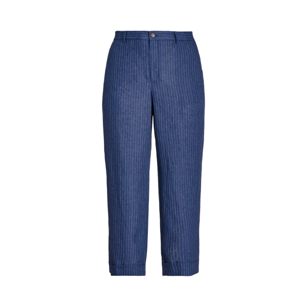 Nadelstreifenhose mit weitem Bein Lauren Woman in 1