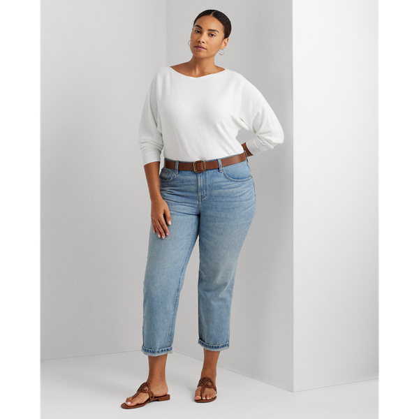 Isla Wash Relaxed Tapered Ankle Jean Lauren Woman 1