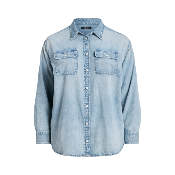 Jeanshemd Lauren Woman in Isla-Waschung 2