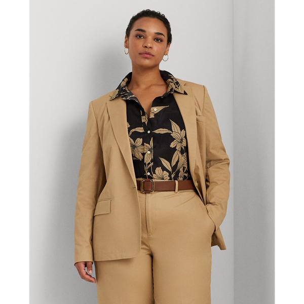 Cotton Twill Blazer