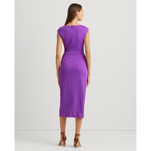 Ralph lauren side tie jersey dress deals