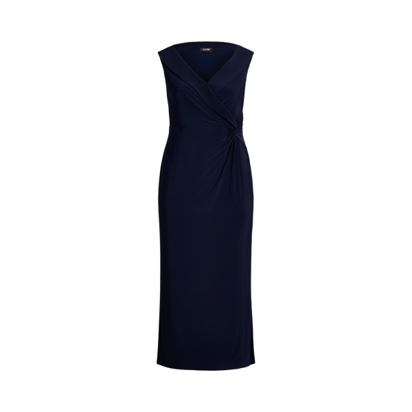 Jersey Off-the-Shoulder Gown