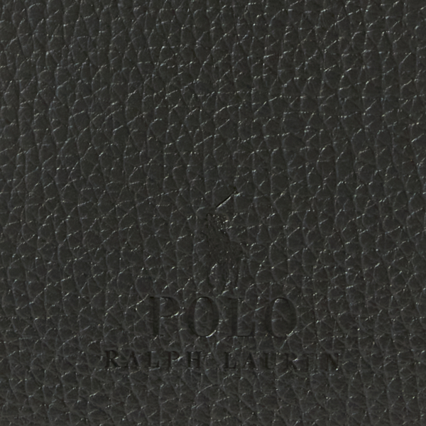 Black Leather MagSafe iPhone 15 Pro Max Case Polo Ralph Lauren 3