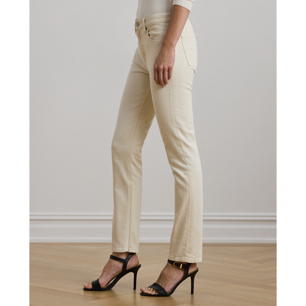 Straight-Fit Jeans in Knöchellänge Lauren in Creme-Waschung 5