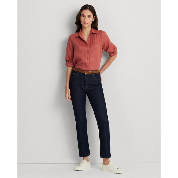 Pink Linen Shirt Lauren 4