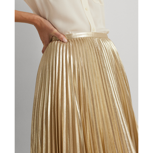 Metallic color skirt best sale