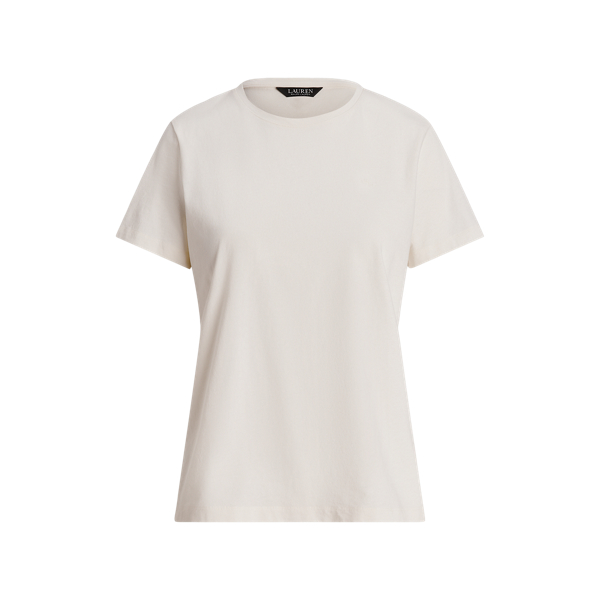 T-Shirt aus Baumwolljersey Lauren in Mascarpone Cream 2