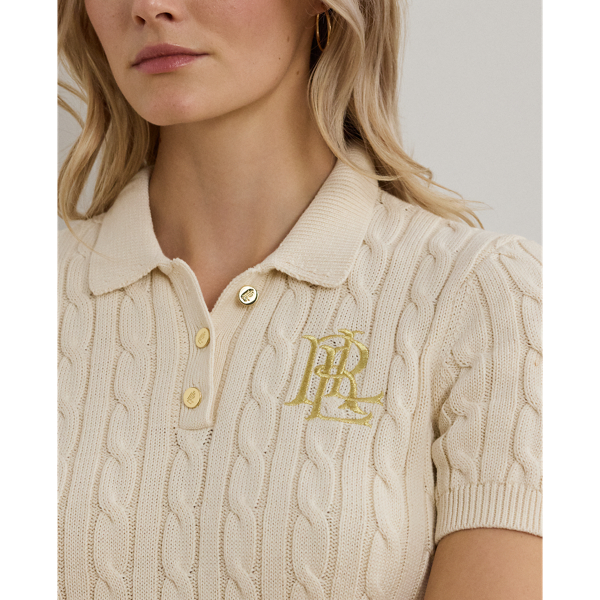 POLO RALPH LAURENポロラルフローレンのケーブルニットセーター M