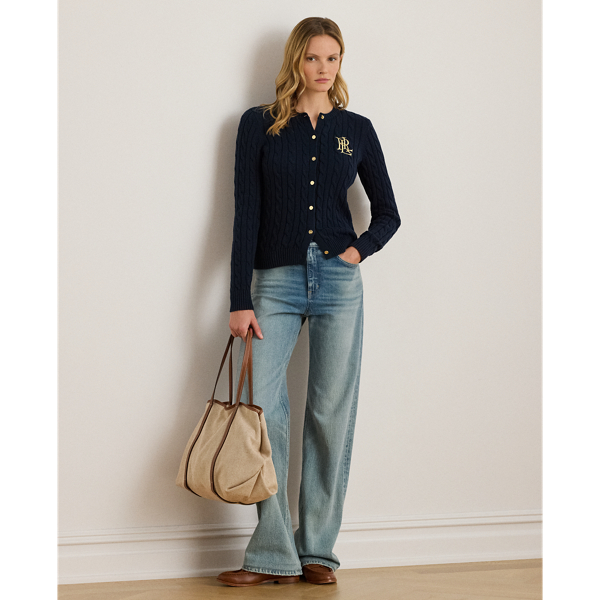 ラルフローレン Ralph lauren ネイビー ケーブル編み カーディガン ポロ ラルフ ローレン POLO RALPH LAUREN ケーブルニット