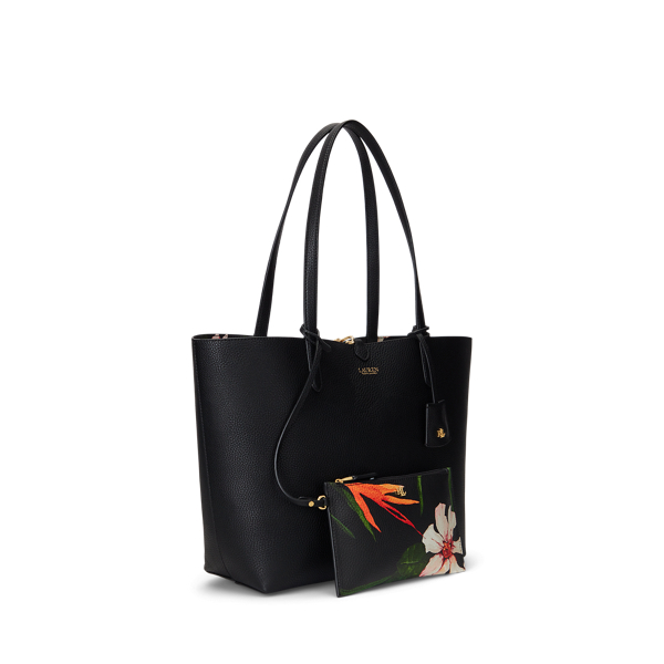 Ralph lauren faux leather tote sale