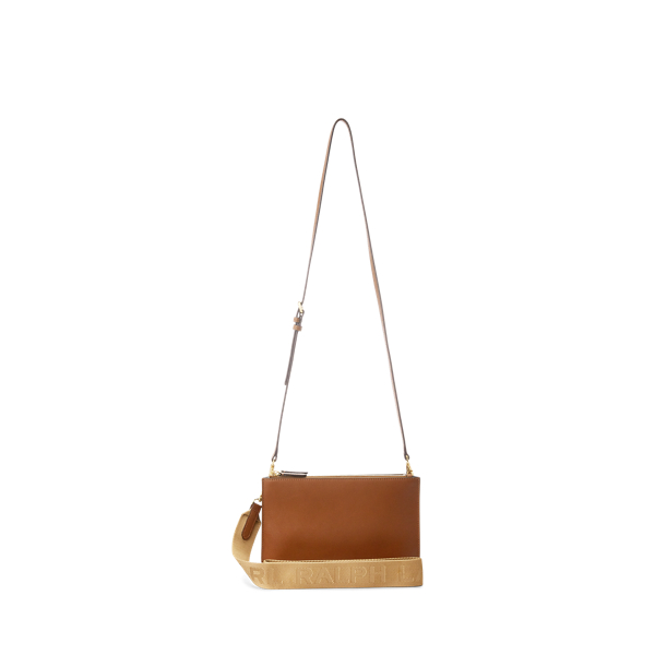 Lauren Tan Leather Medium Landyn Crossbody Bag Lauren 1