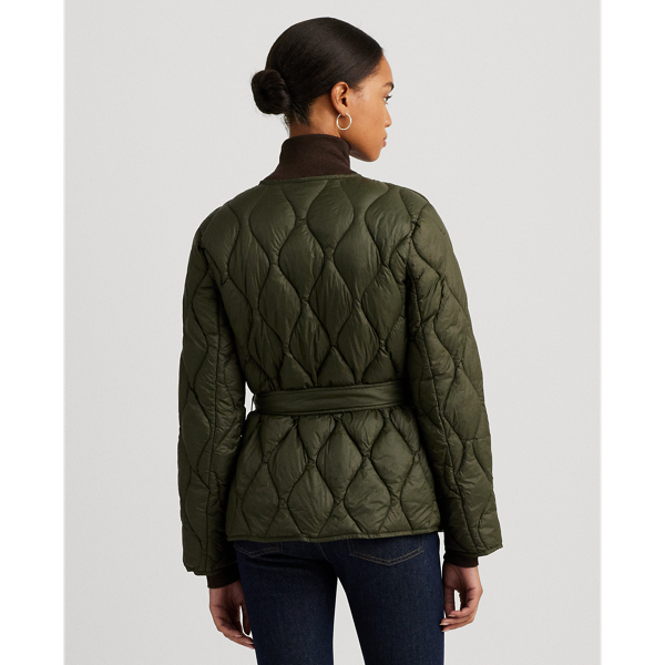 セール！Ralph Lauren Belted Quilted Jacketフードキルティング 激安！Ralph Lauren Belted Quilted Jacket フード キルティング
