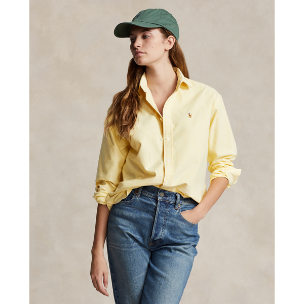 Relaxed Fit Cotton Oxford Shirt for Women Ralph Lauren® NL