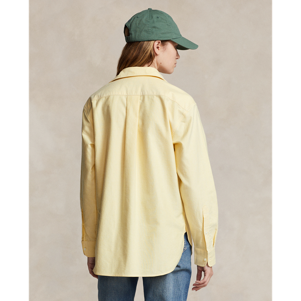 Chemise en coton Oxford Relaxed Fit Polo Ralph Lauren en Jaune poussin 5