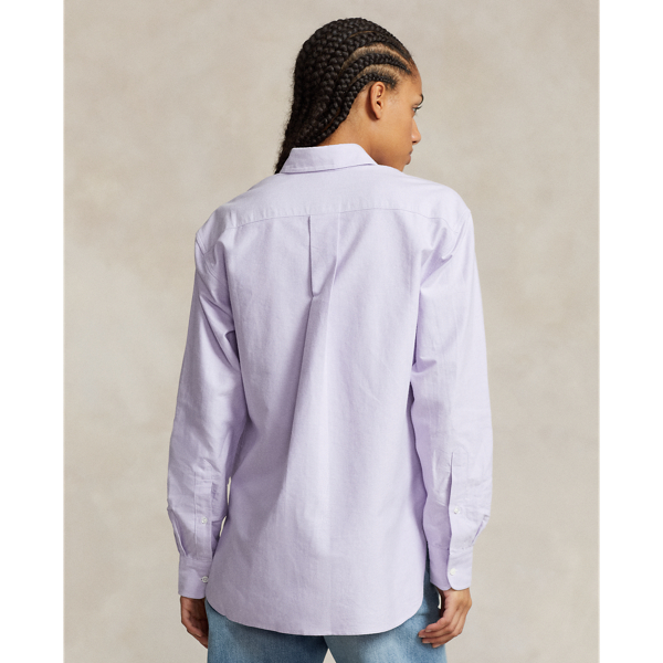 Sky Lavendar Relaxed Fit Cotton Oxford Shirt Polo Ralph Lauren 5