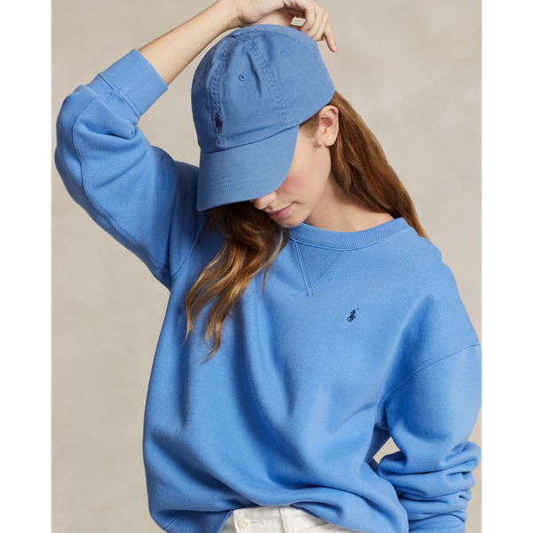 Rundhals-Sweatshirt aus Fleece Polo Ralph Lauren in Sommerblau 6