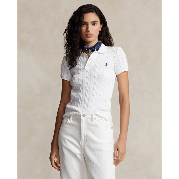 Women s White Polo Shirts Ralph Lauren IS