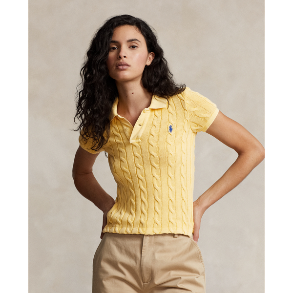 Women s Yellow Polo Shirts Ralph Lauren