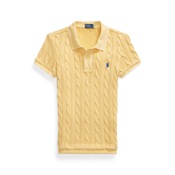 Cable-Knit Polo Shirt for Women | Ralph Lauren® NL