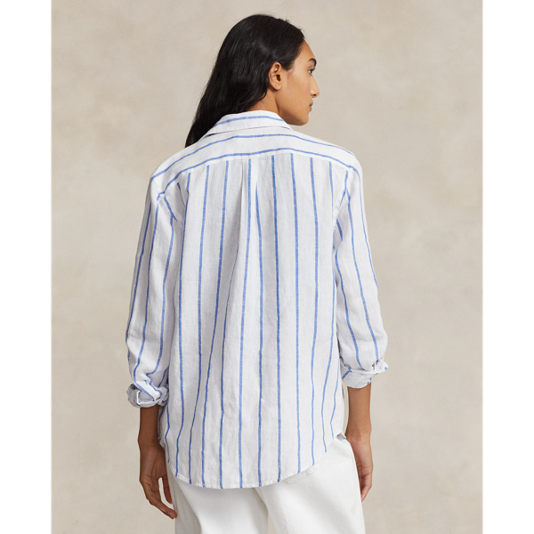 Ralph lauren striped linen shirt hotsell