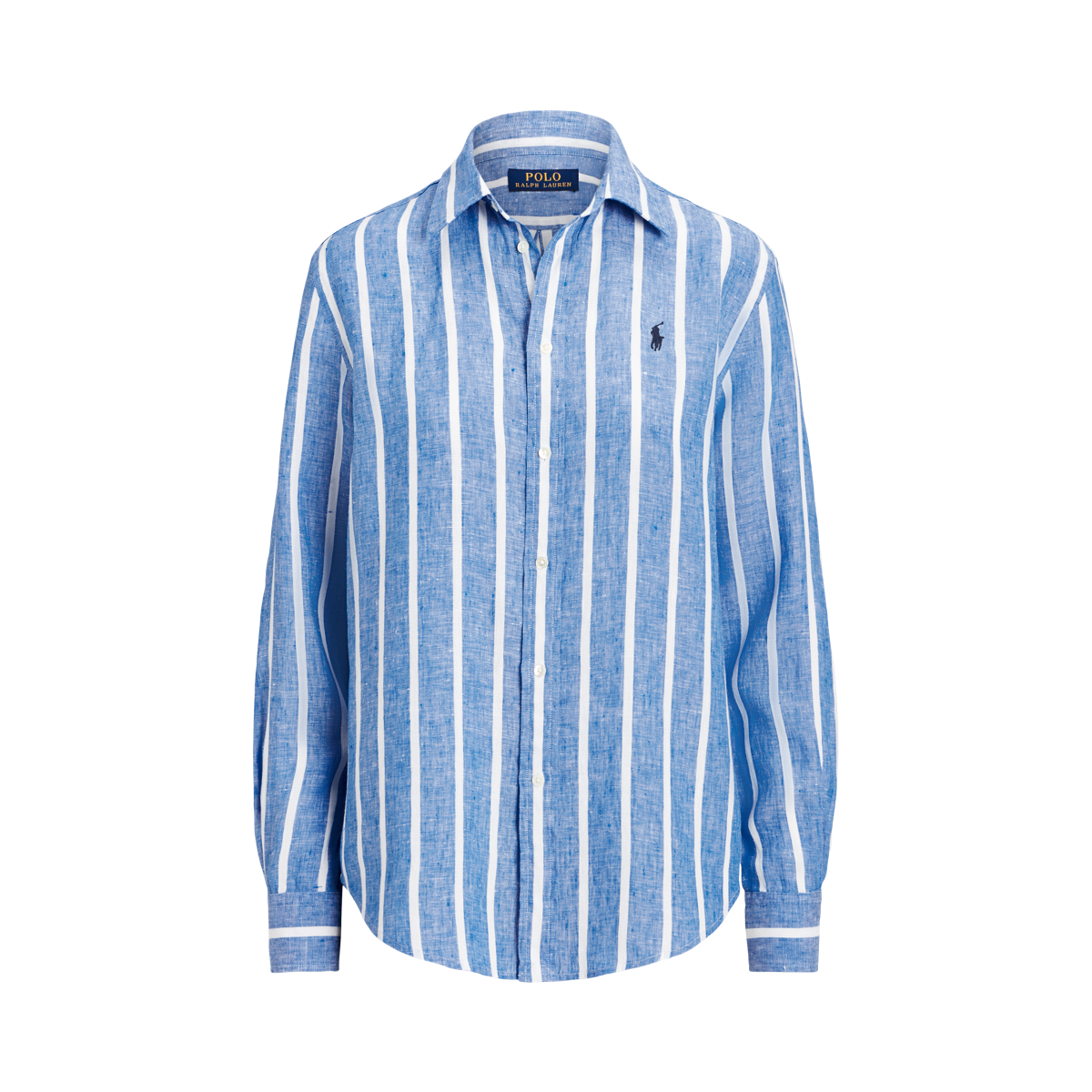 Relaxed Fit Striped Linen Shirt