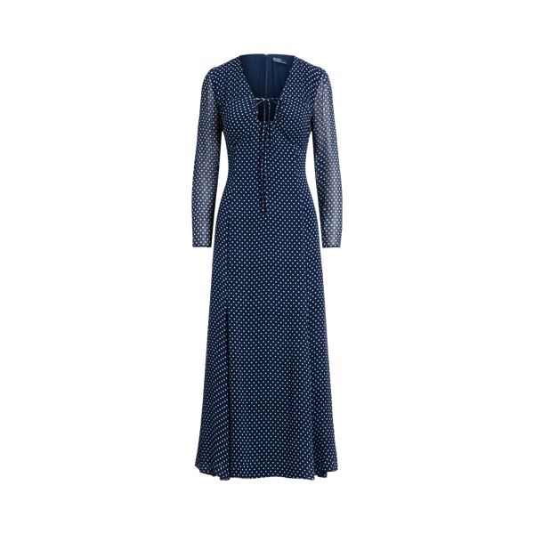 Robe fleurie en georgette froiss&eacute;e Polo Ralph Lauren en 1
