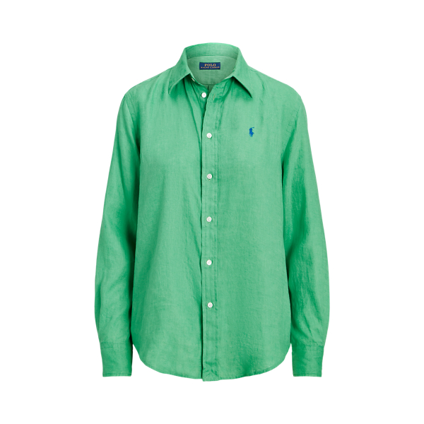 Ralph lauren linen shirt womens best sale