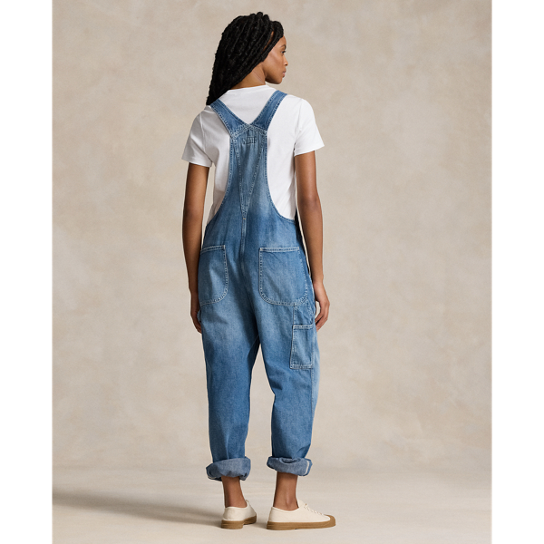 パンツ Denim&Supply Ralph Lauren Overalls Repaired Indigo Denim Overall