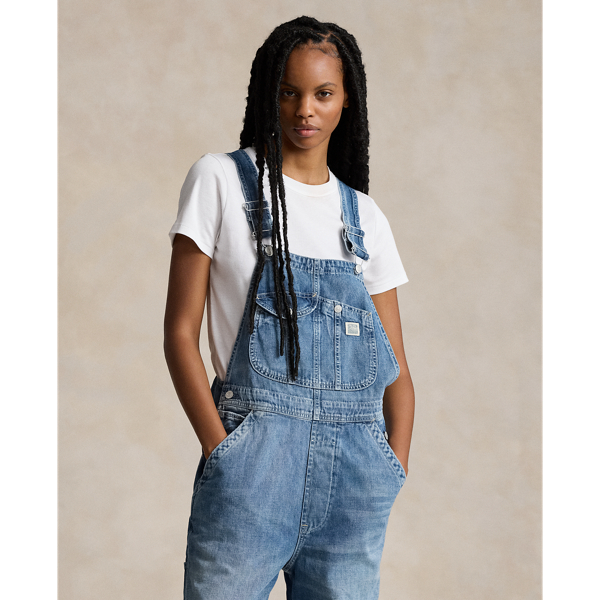 オールインワン・サロペット RALPH LAUREN Women Jumpsuits 200957619 001 BLUE Ralph Lauren Ralph Lauren Side-stripe Crepe Jumpsuit in Blue