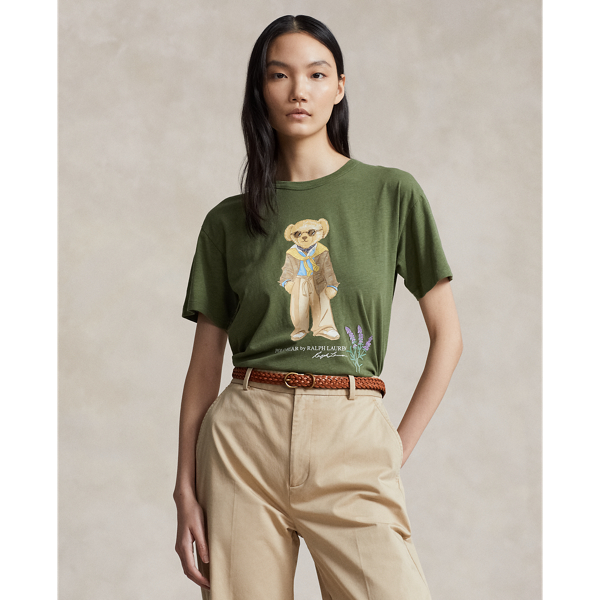 Ralph lauren green top best sale