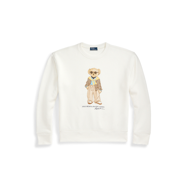 Sweat &agrave; col rond Polo Bear en molleton Polo Ralph Lauren en 1