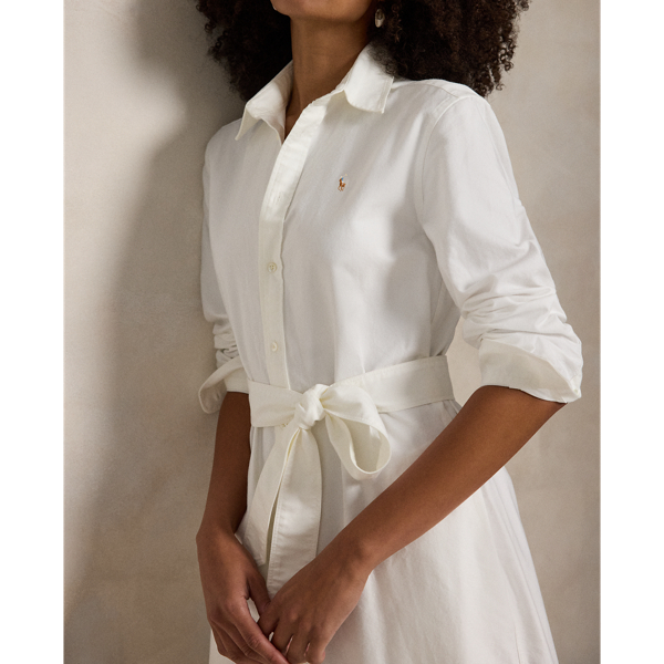 Cotton oxford shirtdress hotsell