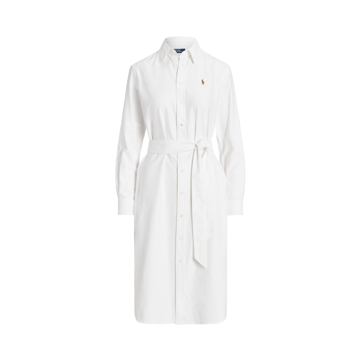 POLO RALPH LAUREN - Women Oxford Belted Midi Dress – Atelier