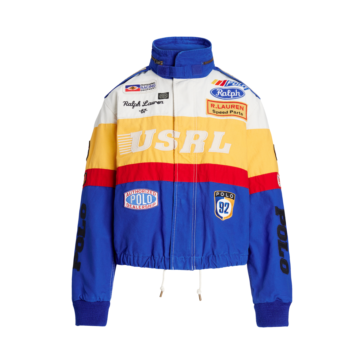 Polo ralph lauren canvas racing jacket hot sale