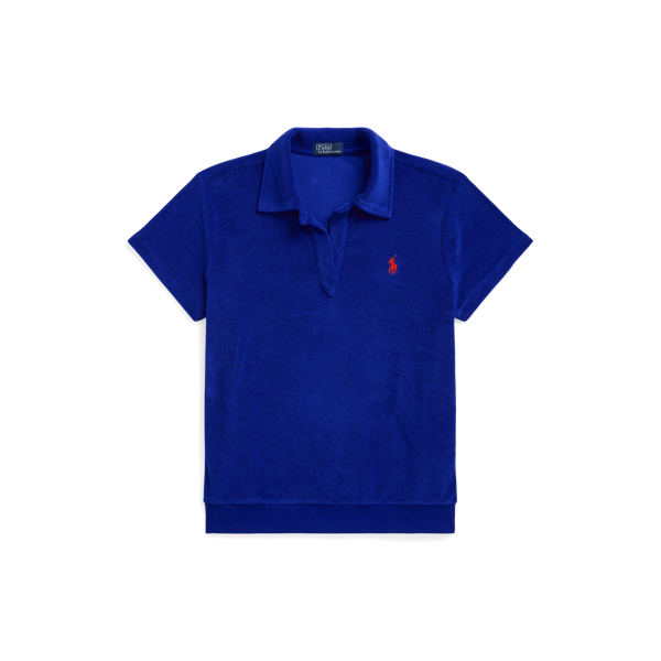 Tシャツ・カットソー POLO RALPH LAUREN W Shrunken Fit Terry Polo Shirt Orange NWT Polo Ralph Lauren Big Boys' Neon Orange Solid Mesh Polo