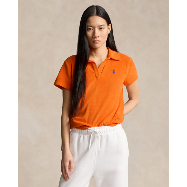 Shrunken Fit Terry Polo Shirt