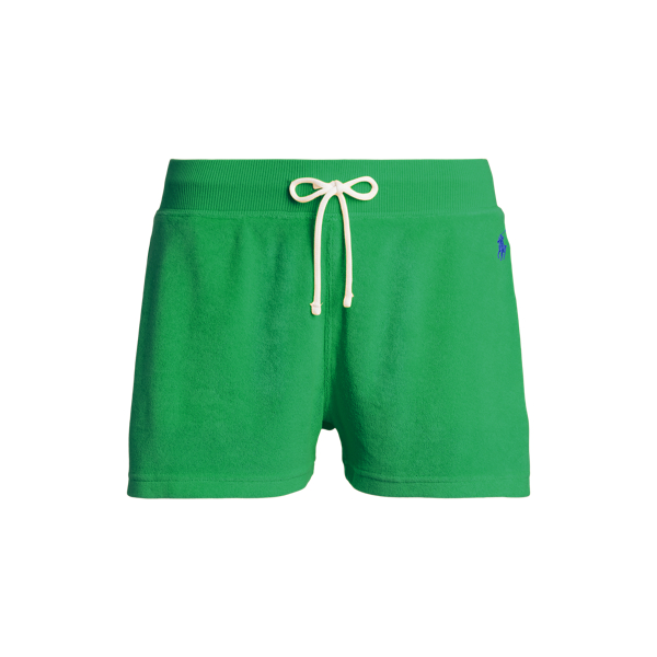 Short à cordon de serrage coton éponge