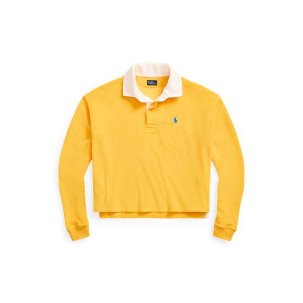 Chemise de rugby courte en coton &eacute;ponge Polo Ralph Lauren en 1