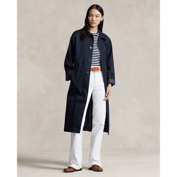 Ralph lauren fit and flare coat best sale