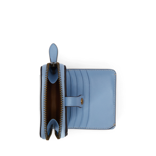 Sky Blue Polo Bear Compact Wallet Polo Ralph Lauren 4